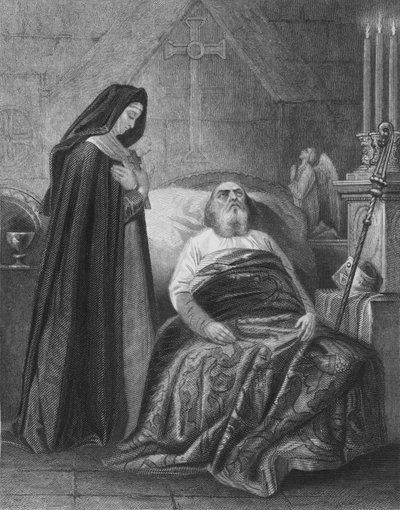 La muerte de San Patricio de Henry after Warren